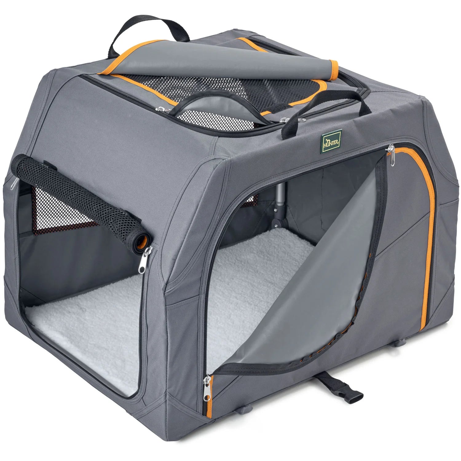 Cage pliable pour chien Hunter en aluminium