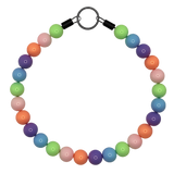 Candy Comet Acrylic Bead Dog Collar